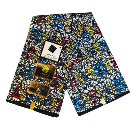 Tissus Wax Africain  Ankara Wax   Antiquity 1 à 6 yards 100% Coton