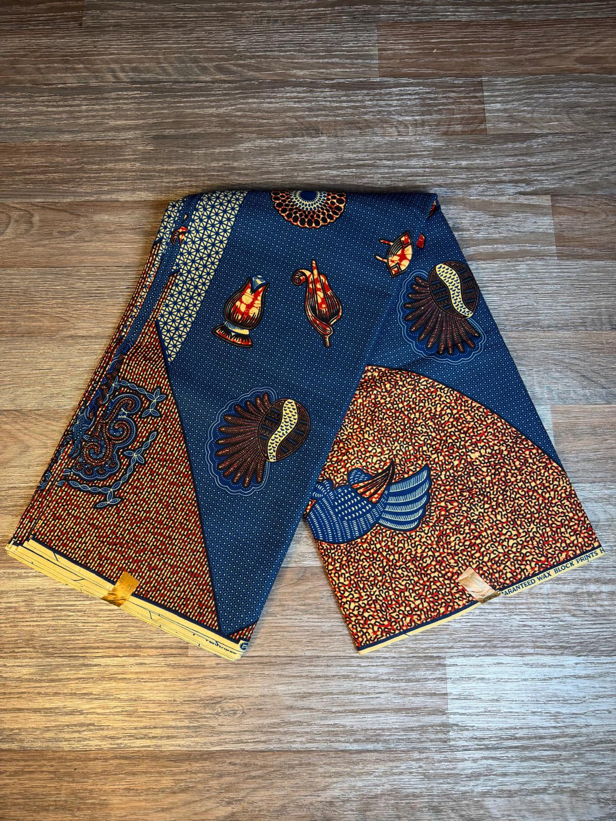 Afrikanische Wachsstoffe, 100 % Baumwolle, Ankara, 1 bis 6 Yards, Wax Hitarget Authentic Collection