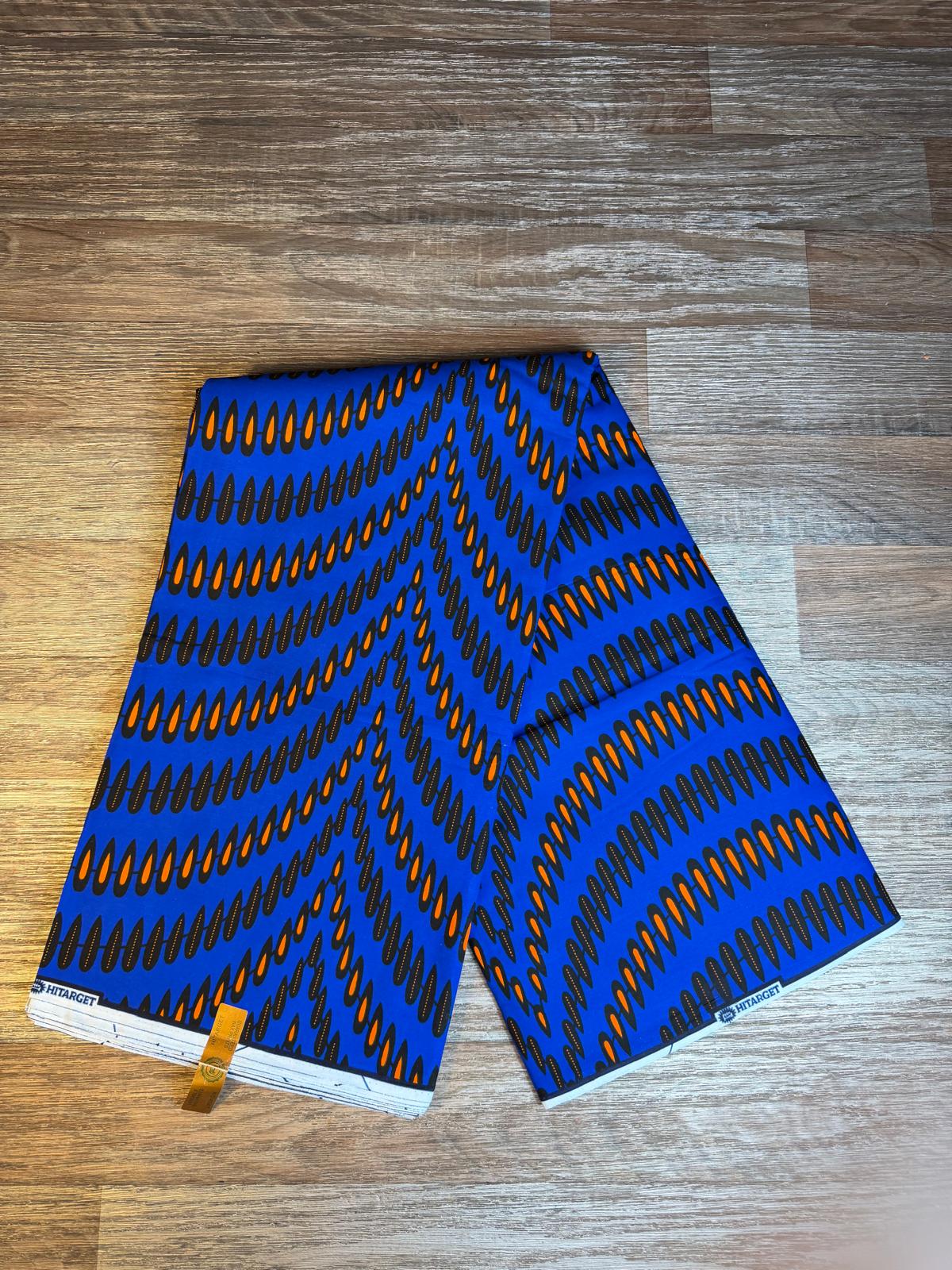 Afrikanische Wachsstoffe, 100 % Baumwolle, Ankara-Design, 1 bis 6 Yard, Wax Hitarget Authentic Collection
