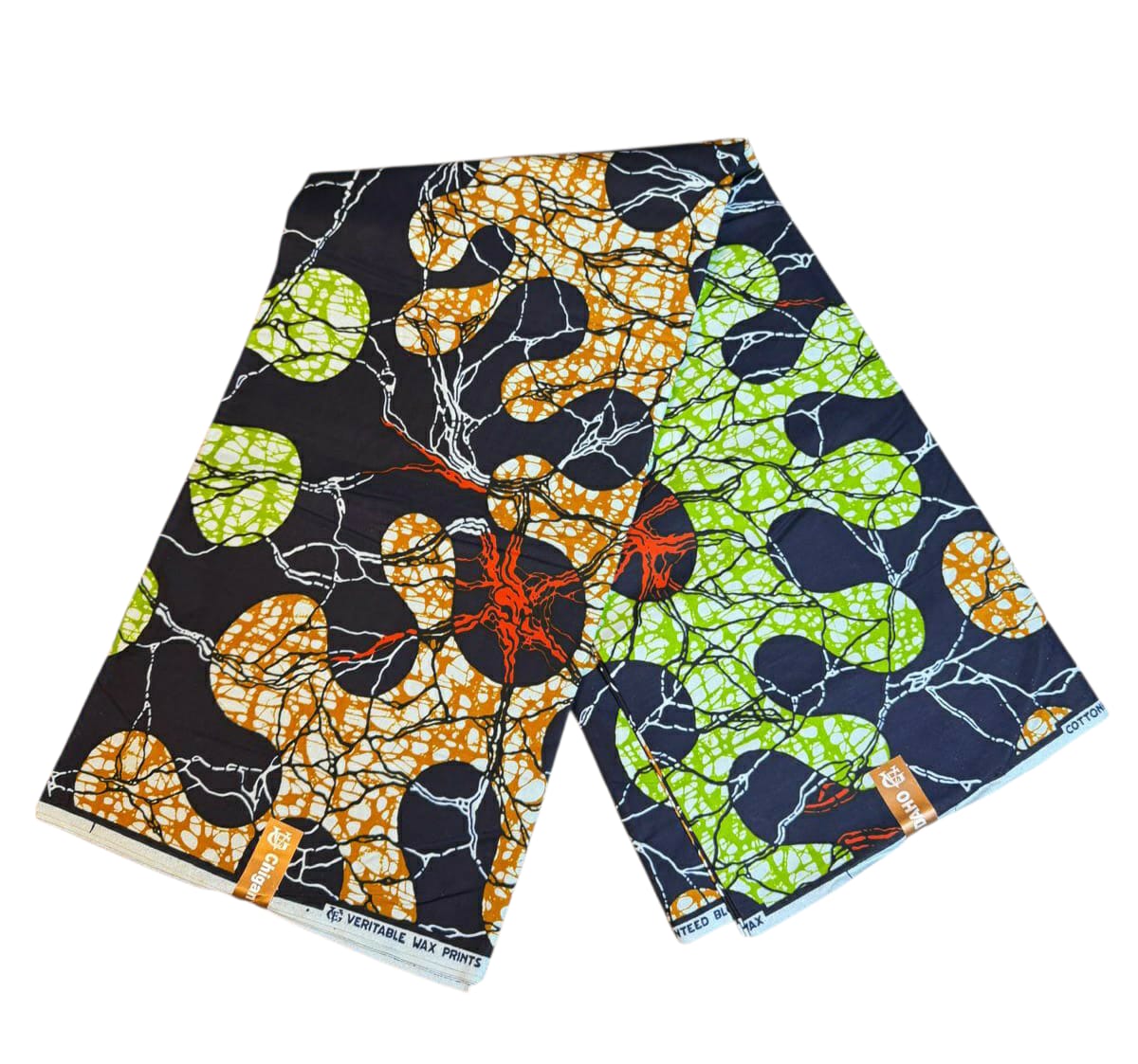 Tissus Wax Chigan Daho 1 à 6 yards Wax Africain 100% Coton Ankara