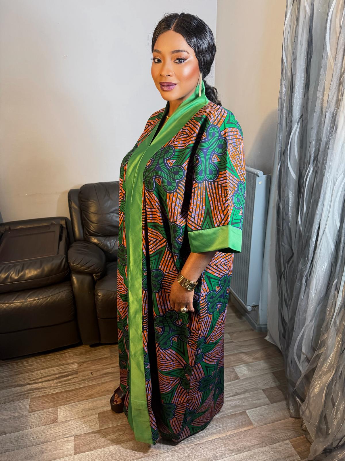 Robe Wax OX Duchesse  Wax Ankara 100%Coton