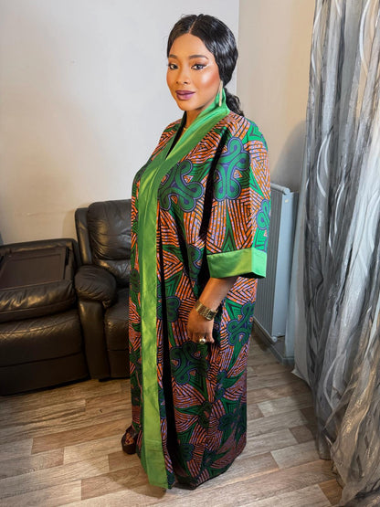 Robe Wax OX Duchesse  Wax Ankara 100%Coton