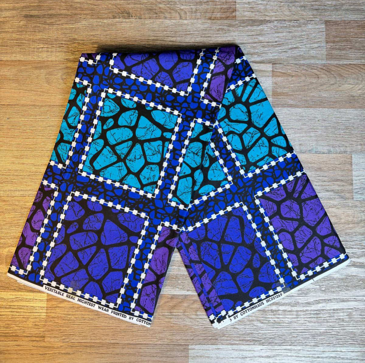 Tissus Wax Africain Ankara 1 à 6 yards Wax "Hightest" 100% Coton