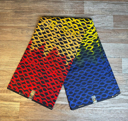 Tissus Wax 1 à 6 yards Wax Africain Wax 100 % Coton Ankara