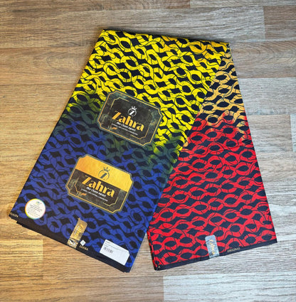 Tissus Wax 1 à 6 yards Wax Africain Wax 100 % Coton Ankara