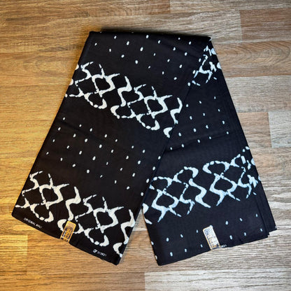 Tissus Wax 1 à 12 yards Wax Africain Wax 100 %Coton Ankara " Noir