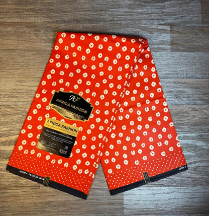 Tissus Wax Africain Ankara 1 à 6 yards Wax "Africa Fashion" 100% Coton