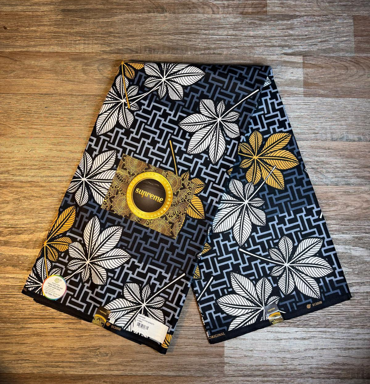 Tissus Wax  1 à 4 yards Wax Africain Wax 100% Coton