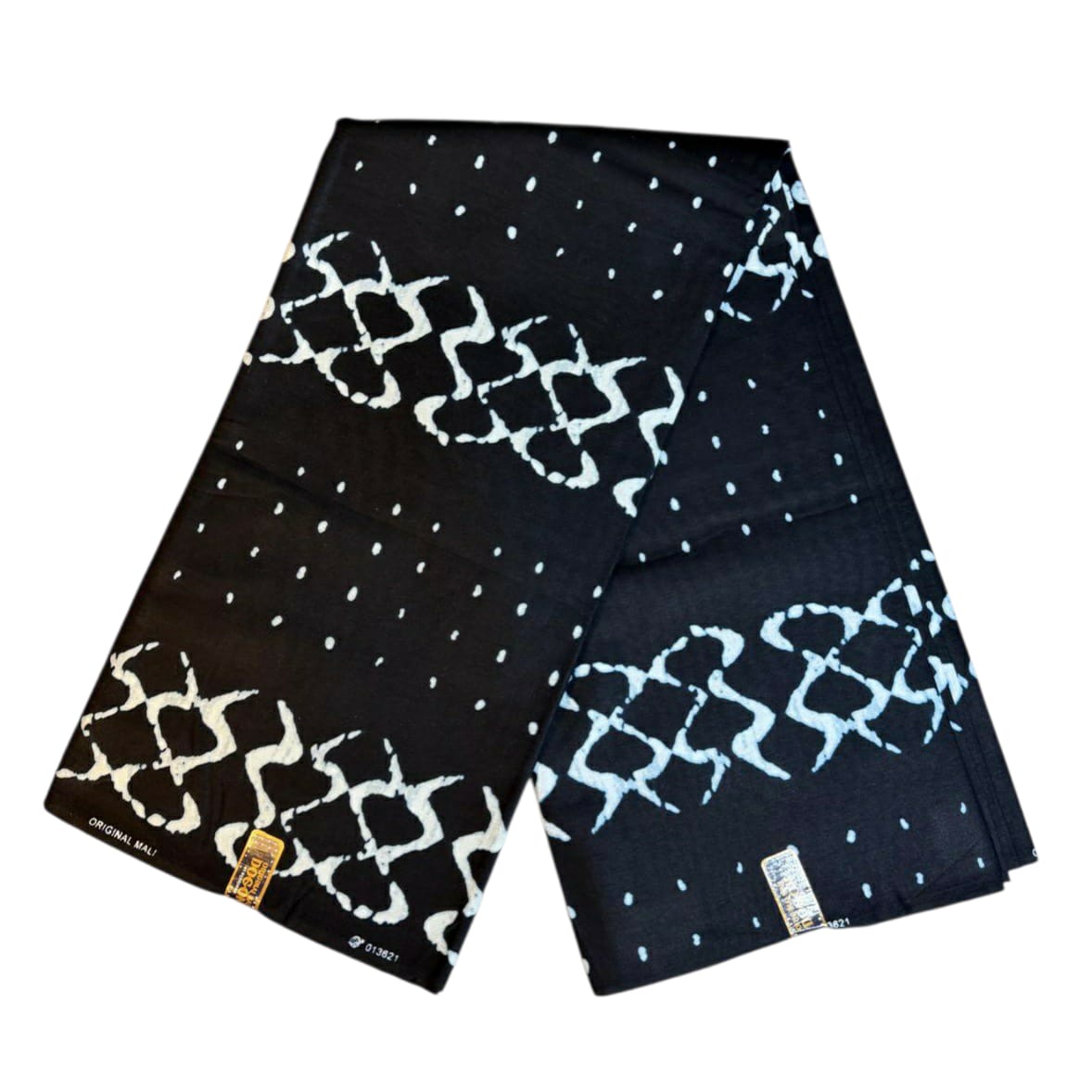 Tissus Wax 1 à 12 yards Wax Africain Wax 100 %Coton Ankara " Noir
