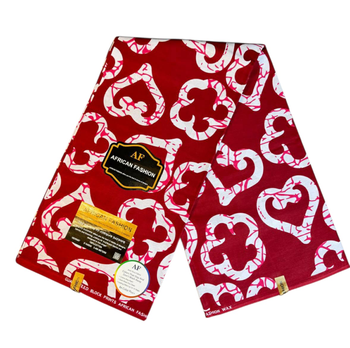 Tissus Wax Africain Ankara 1 à 6 yards Wax "Africa Fashion" 100% Coton