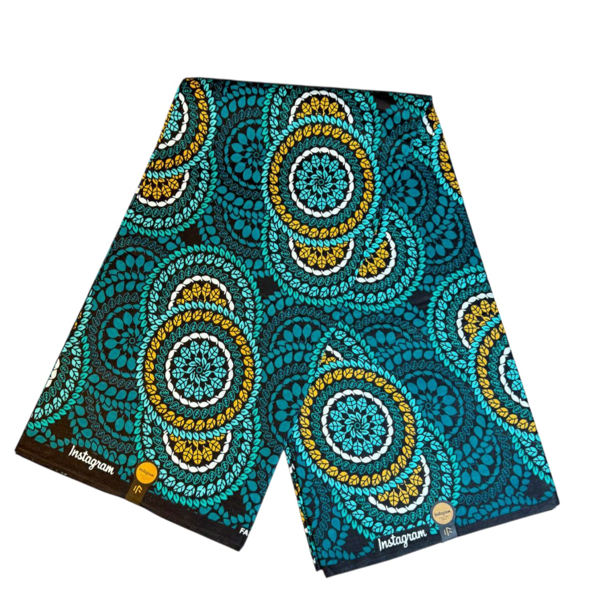 Tissus Wax Africain Ankara 1 à 6 yards Wax "Instagram" 100% Coton