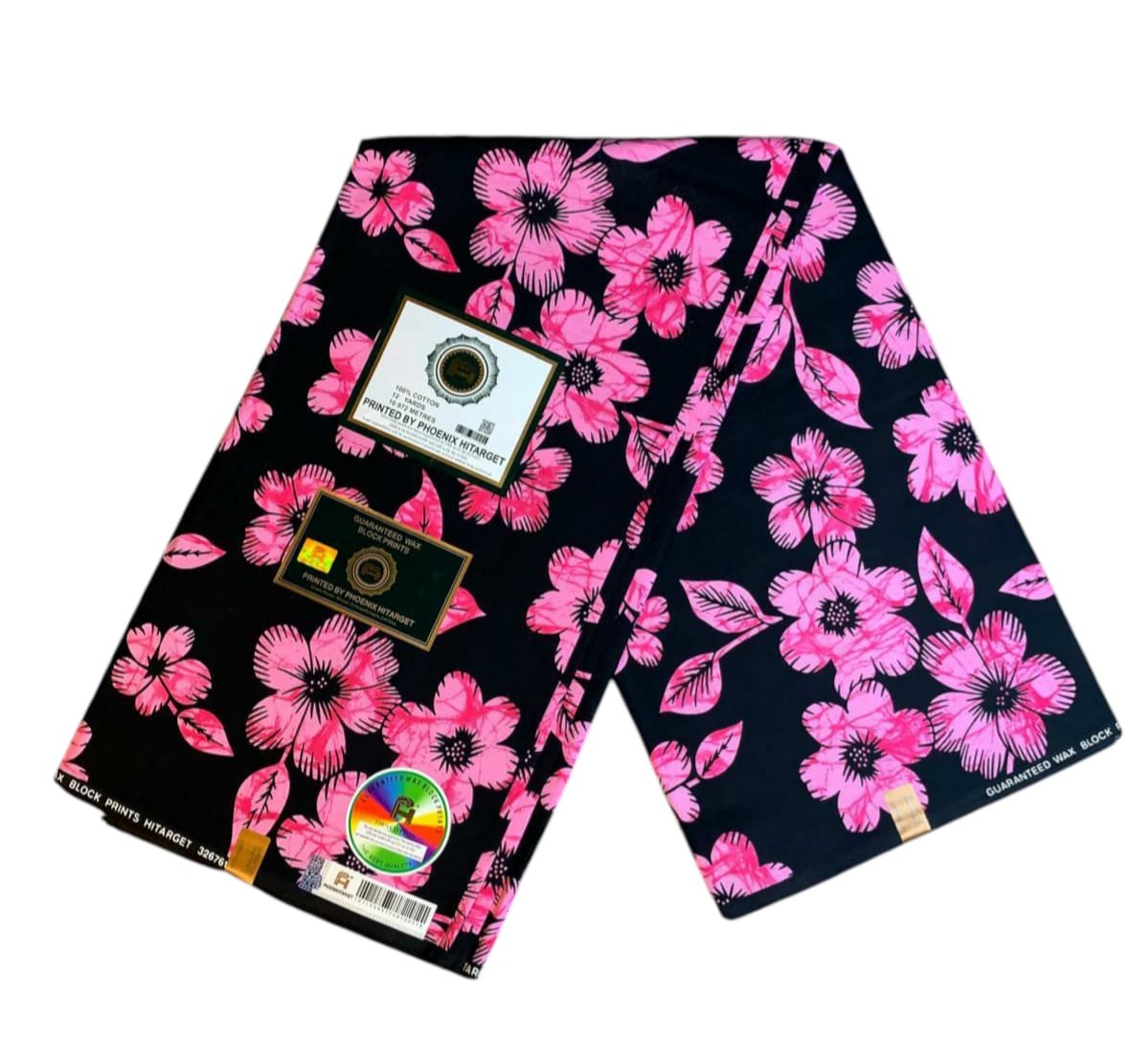 Tissus Wax Hitarget By Phoenix 1 à 12 yards Wax Africain " 100% Coton Ankara