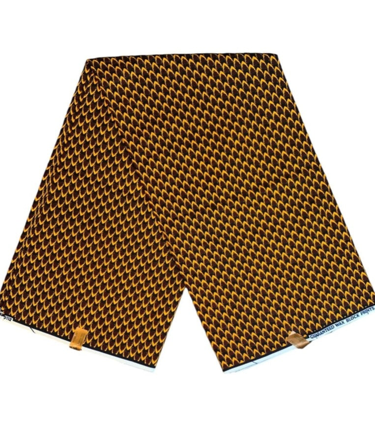 Tissus Wax Africain Ankara  1 à 12  yards Wax Hitarget" Écailles 100% Coton