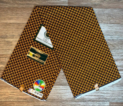 Tissus Wax Africain Ankara  1 à 12  yards Wax Hitarget" Écailles 100% Coton