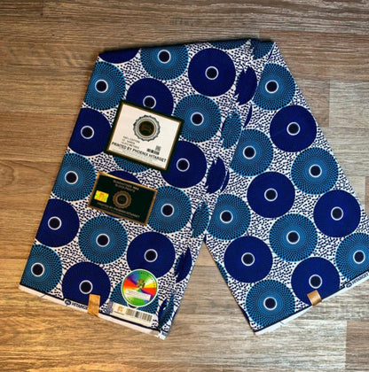 Tissus Wax Hitarget By Phoenix 1 à 12 yards Wax Africain  Disques 100% Coton Ankara
