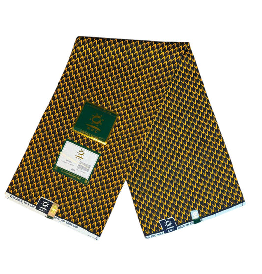 Tissus Wax Africain Ankara 1 à 12 yards Wax ABC 100% Coton