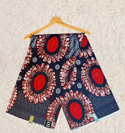 Tissus Wax Africain 6 yards Wax " ABC DU GHANA Original" Ankara 100% Coton