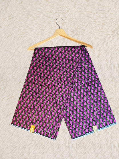 Tissus Wax Africain Ankara 6 yards Wax "Chiganvy" 100% Coton"