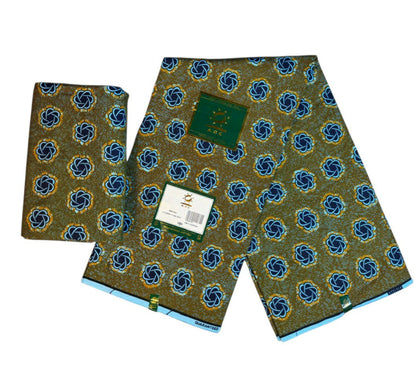 Tissus Wax Africain 1 à 12 yards Wax ABC" England  Original Ankara 100% Coton