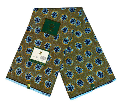 Tissus Wax Africain 1 à 12 yards Wax ABC" England  Original Ankara 100% Coton
