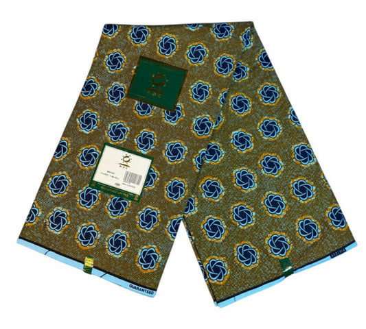 Tissus Wax Africain 1 à 12 yards Wax ABC" England  Original Ankara 100% Coton