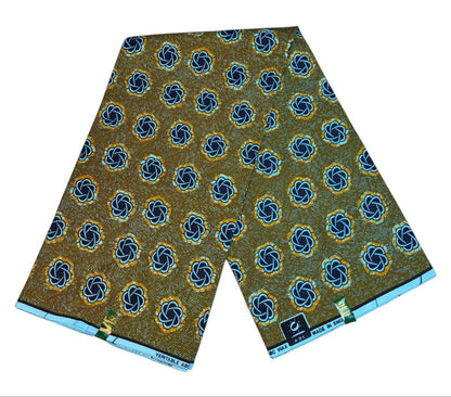 Tissus Wax Africain 1 à 12 yards Wax ABC" England  Original Ankara 100% Coton