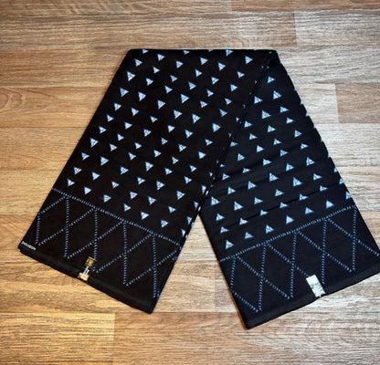 Tissus Wax  1 à 6 yards Wax Africain Wax 100% Coton Indigo Bleu