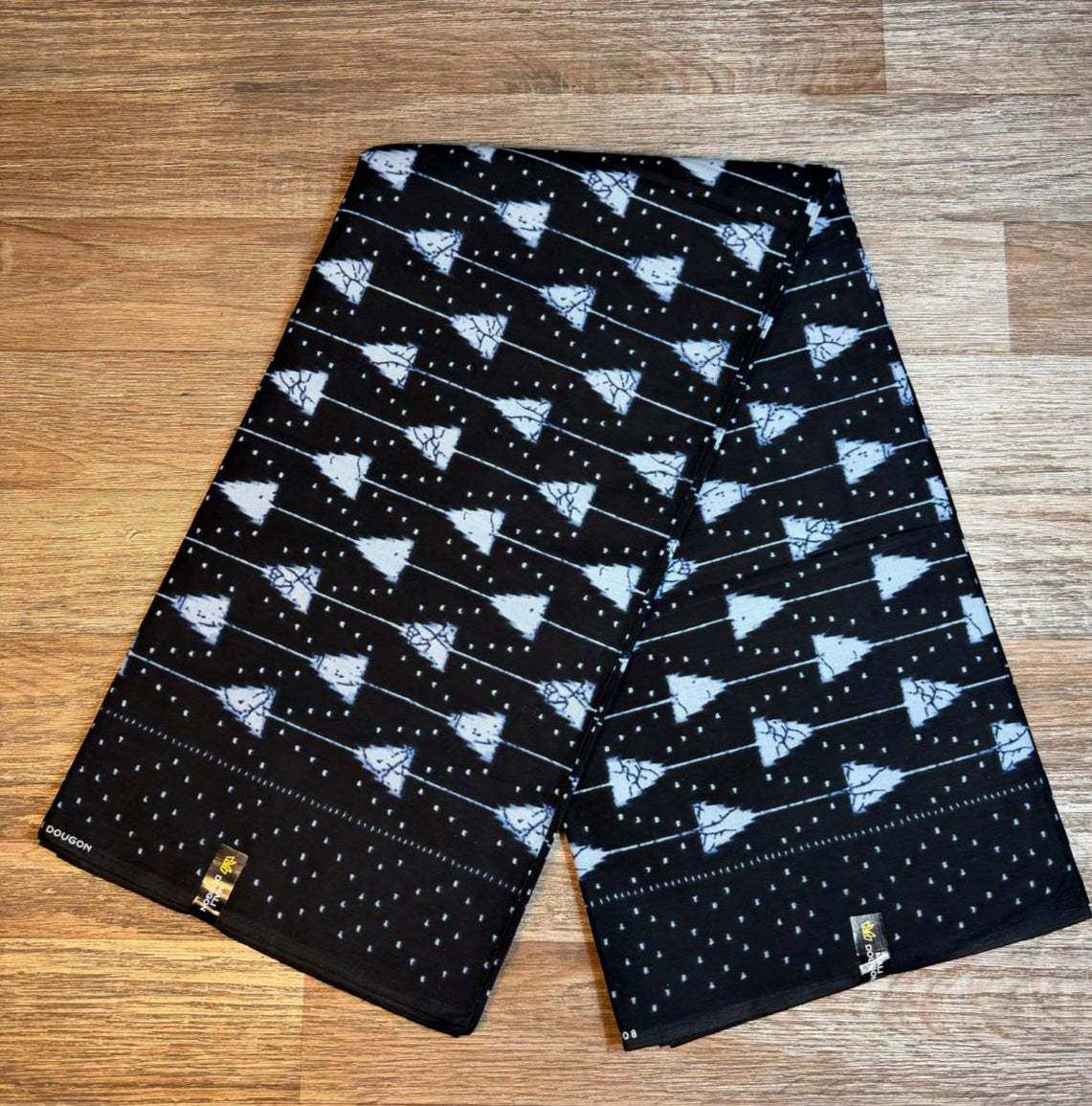 Tissus Wax  1 à 6 yards Wax Africain Wax 100% Coton Indigo Bleu