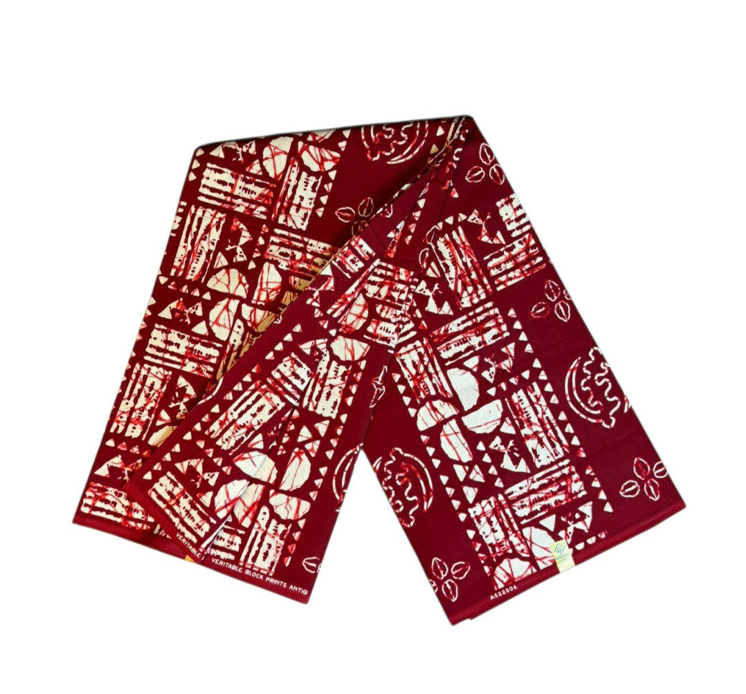 Tissus Wax Antitiquity 1 à 12 yards Wax African 100%Coton Ankara