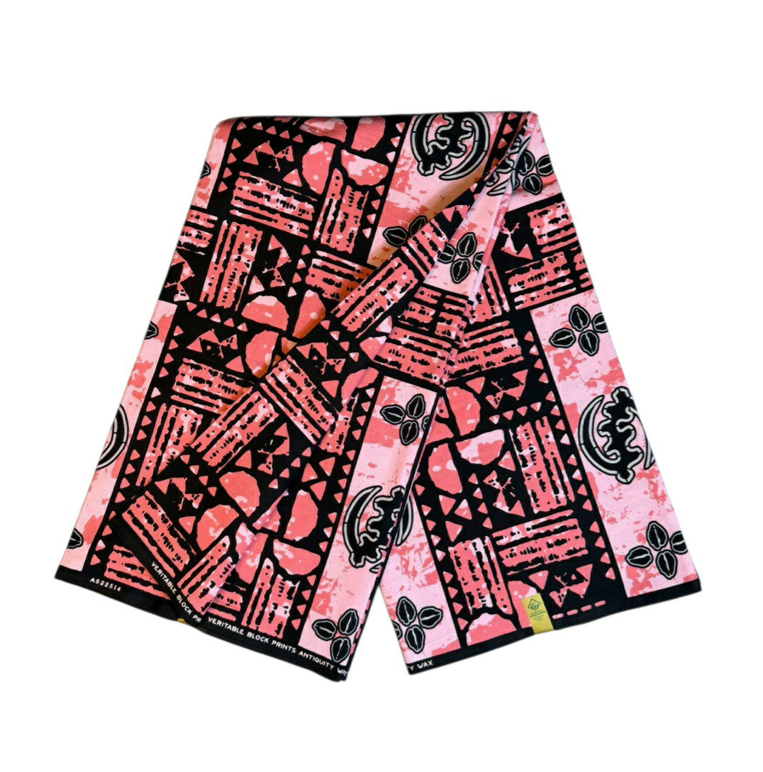 Tissus Wax Antitiquity 1 à 12 yards Wax African 100 %Coton Ankara