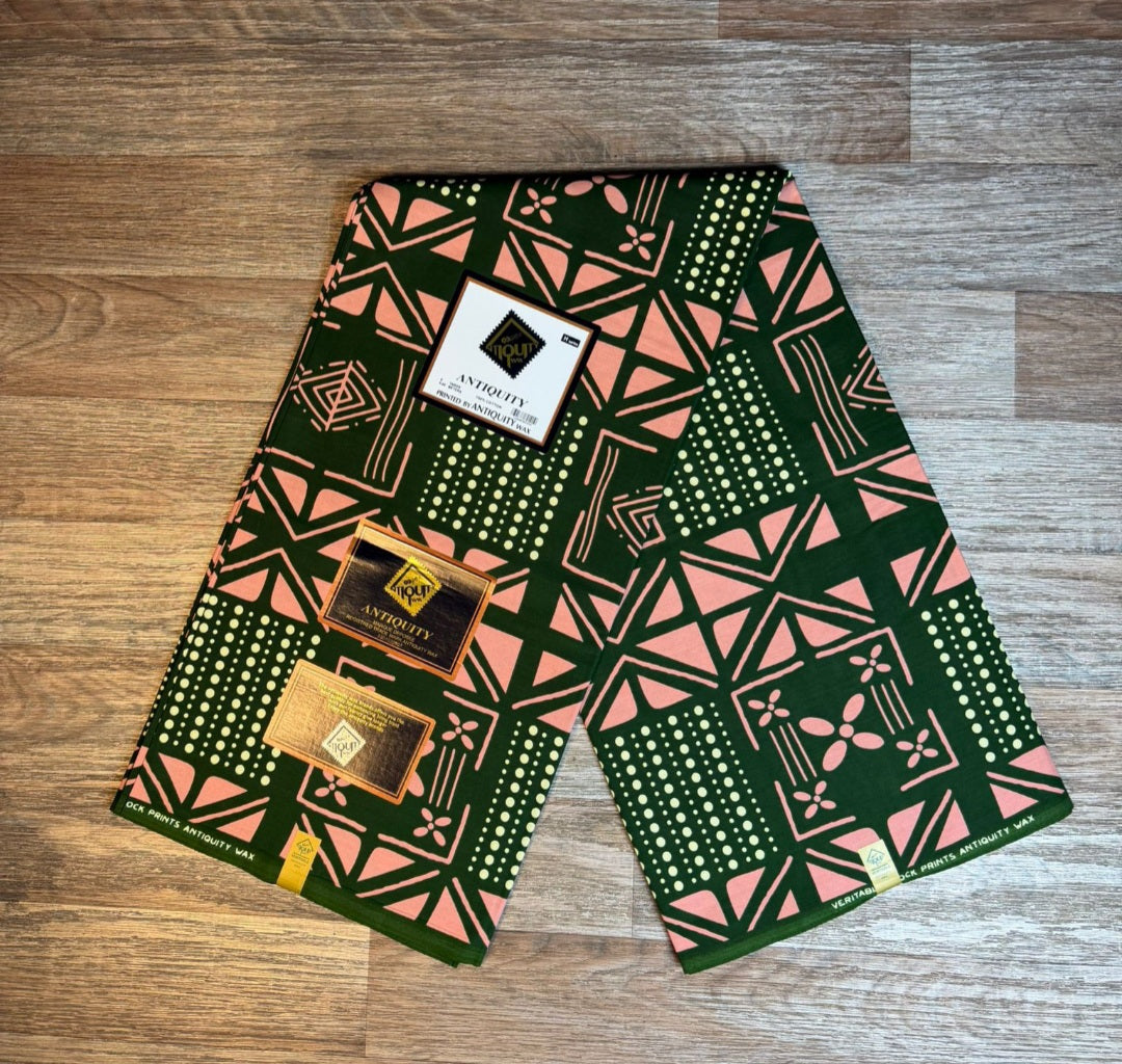 Tissus Wax Antitiquity 1 à 12 yards Wax African 100%Coton Ankara