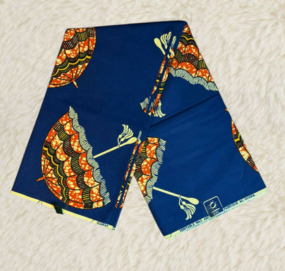 Tissus Wax Africain 6 yards Wax " ABC DU GHANA Original" Ankara 100% Coton
