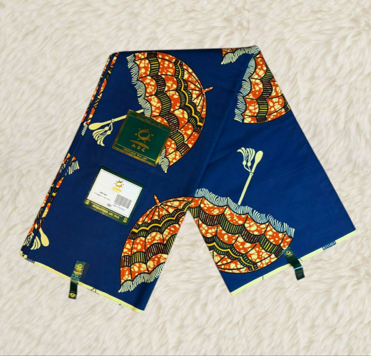 Tissus Wax Africain 6 yards Wax " ABC DU GHANA Original" Ankara 100% Coton