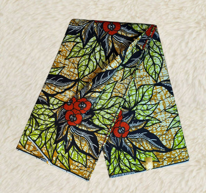 Tissus Wax Africain Ankara 6 yards Wax "Chiganvy" Premium 100% Coton"