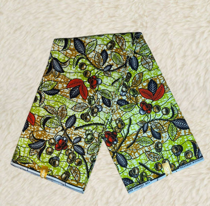 Tissus Wax Africain Ankara 6 yards Wax "Chiganvy" Premium 100% Coton"
