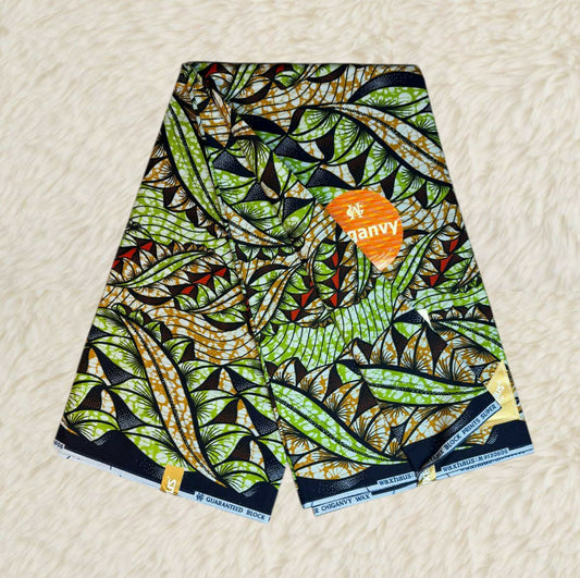 Tissus Wax 1 à 6 yards Wax Chiganvy 100% Coton
