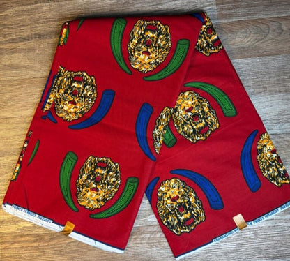Tissus Wax 1 à 12 yards Wax Africain Wax 100 %Coton Igbo  Odogun" Ankara