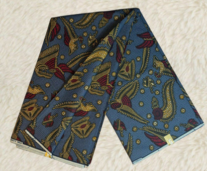 Tissus Wax Chiganvy  6 yards Wax "  Africain 100% Coton"Ankara