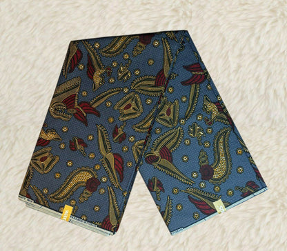 Tissus Wax Chiganvy  6 yards Wax "  Africain 100% Coton"Ankara