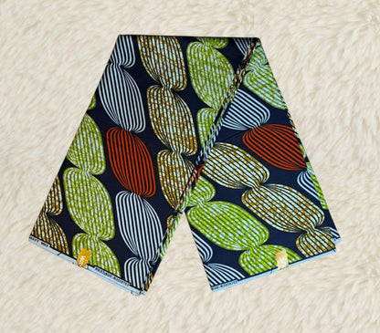 Tissus Wax Africain 6 yards Wax "Chiganvy" 100% Coton Ankara