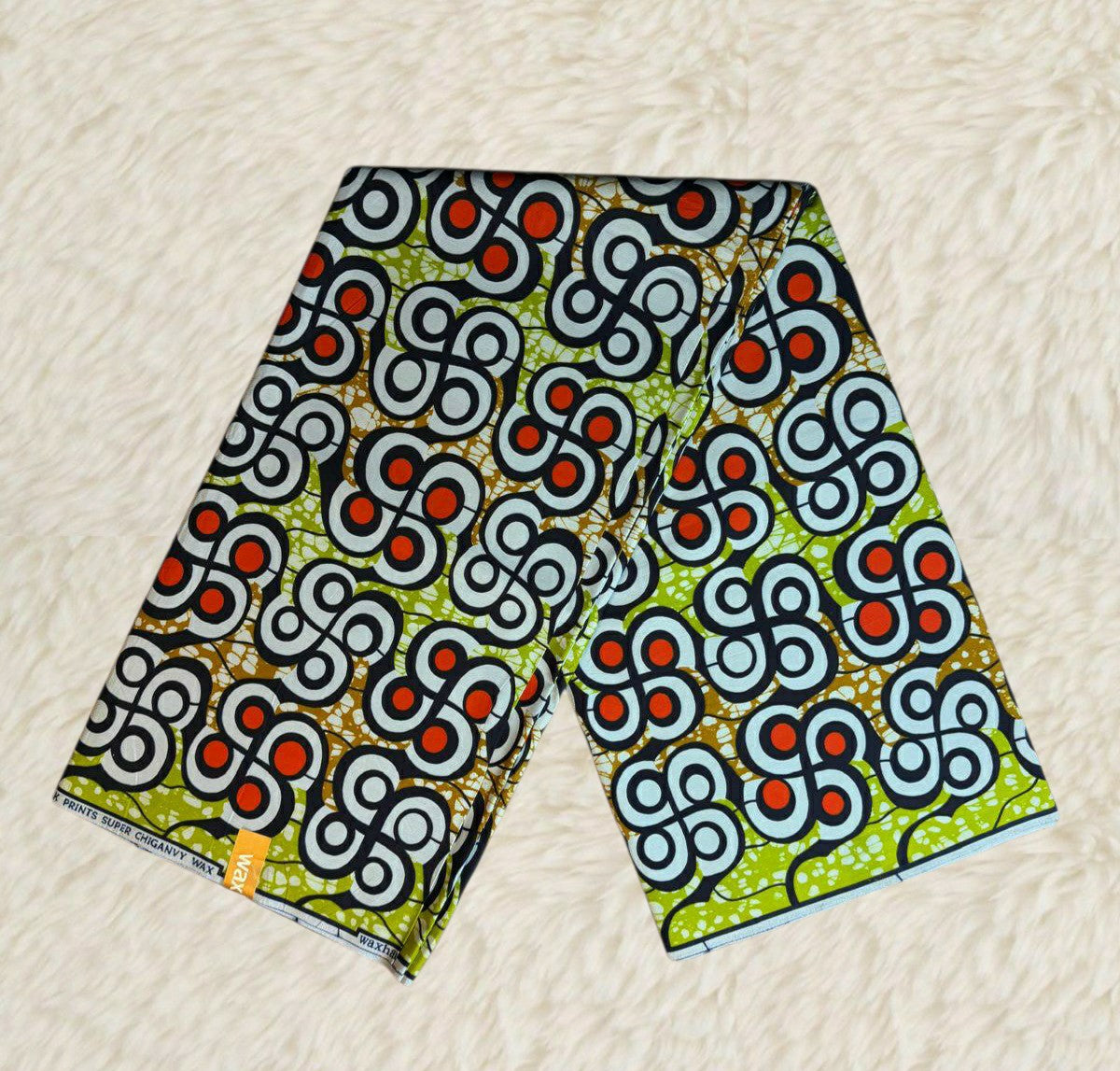 Tissus Wax Africain" Ankara 6 yards wax Chiganvy" 100% Coton "