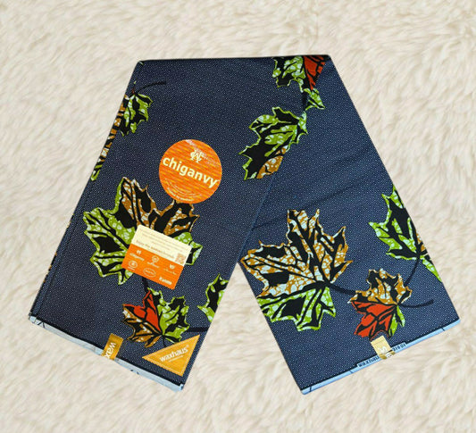 Tissus Wax Africain" Ankara 6 yards Wax  100% Coton