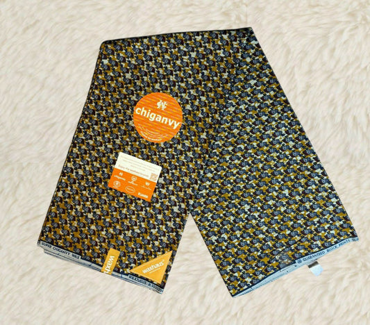 Tissus Wax Chiganvy 6 yards Wax " Africain 100% Coton"Ankara
