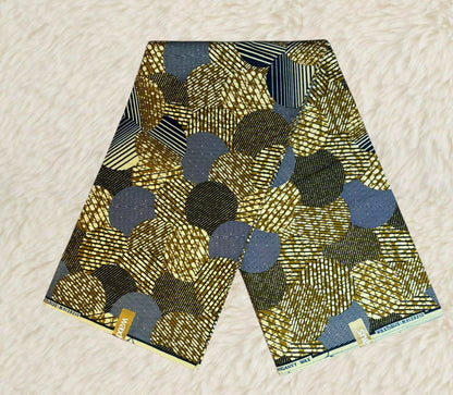 Tissus Wax Chiganvy  6 yards Wax "Africain 100% Coton"6