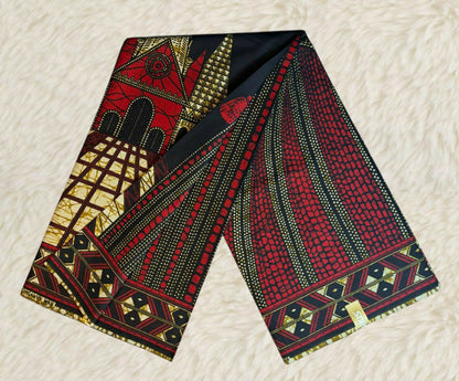 Tissus Wax  Chiganvy 6 yards Wax "Africain " 100% Coton"Ankara