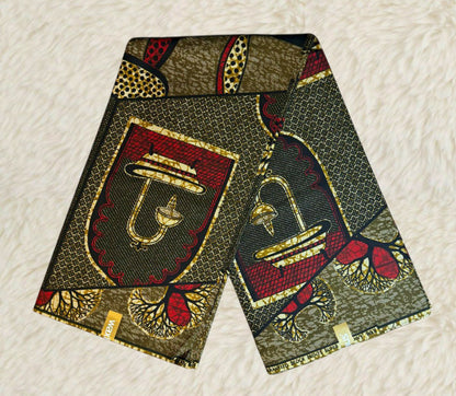 Tissus Wax Chiganvy 6 yards Wax "  Africain 100% Coton"Ankara