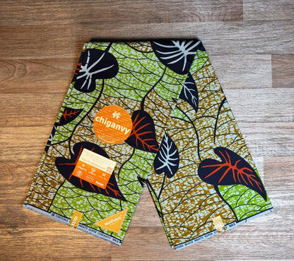 Tissus Wax Africain Ankara 6 yards Wax "Chiganvy"  100% Coton"