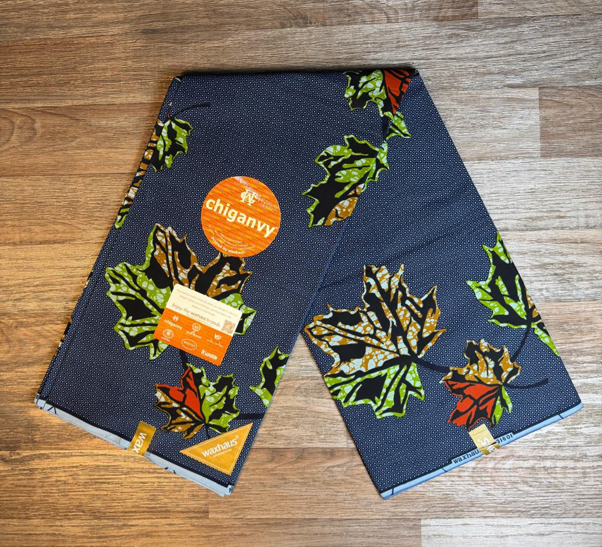 Tissus Wax Africain" Ankara 6 yards Wax Chiganvy"Premium 100% Coton