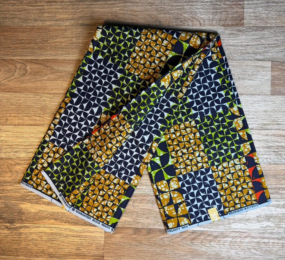 Tissus Wax Africain Ankara 6 yards Wax "Chiganvy" Premium 100% Coton