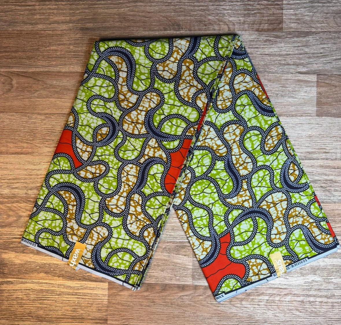 Tissus Wax Africain" Ankara 6 yards Wax Chiganvy"Premium 100% Coton"